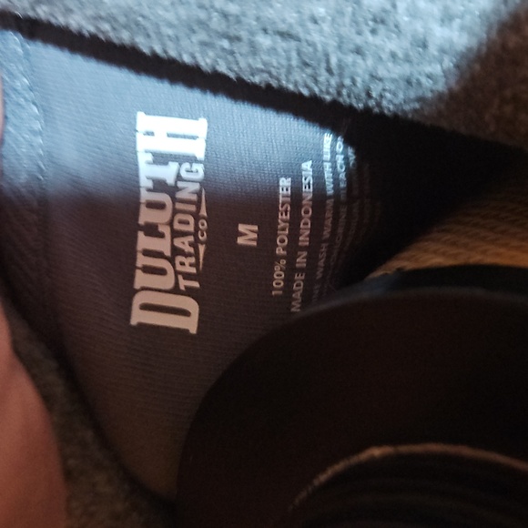 Duluth Trading Co Gray Women's 1/4 Button Size Medium - Picture 2 of 5